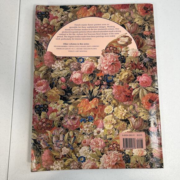 Giftwraps By Artist French Flowers 19th Century Design 16 Patterns Sheets USED - Picture 13 of 15